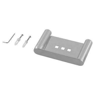 RUSHY Soap Dish Holder - Chrome