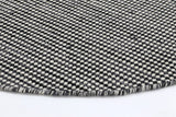 Nordic Charcoal Grey Reversible Wool Round Rug