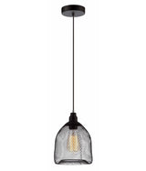 CHEVEUX: Industrial Black Mesh Bird Cage Pendant Light
