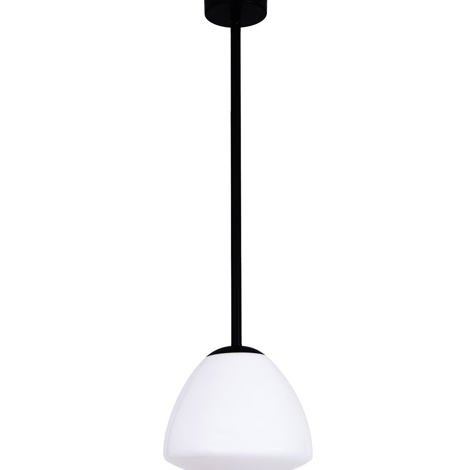 CIOTOLA: Interior Tipped Small Dome Frosted Glass Pendant Lights