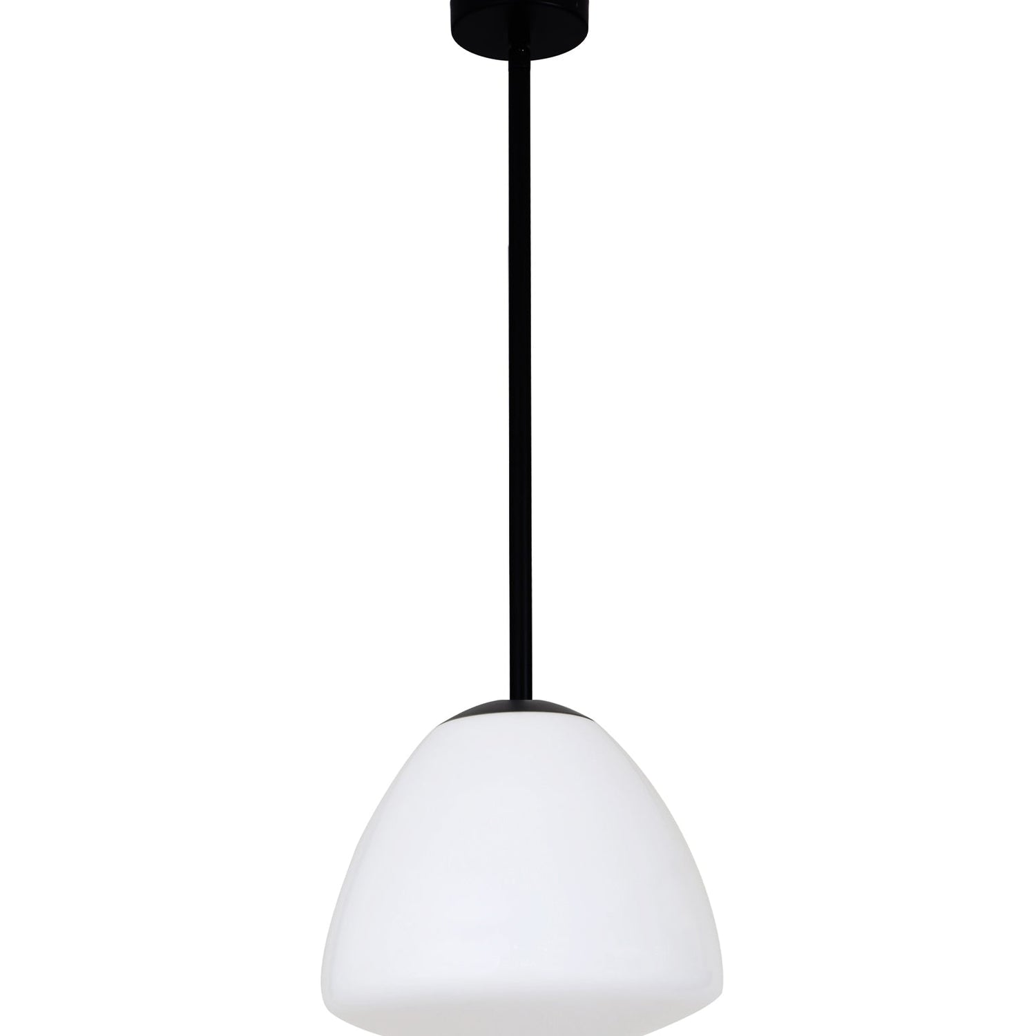 CIOTOLA: Interior Tipped Medium Dome Frosted Glass Pendant Lights