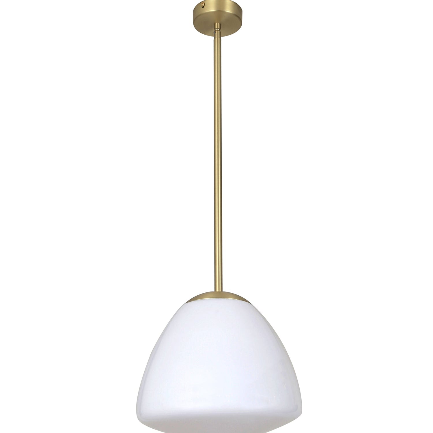 CIOTOLA: Interior Tipped Medium Dome Frosted Glass Pendant Lights