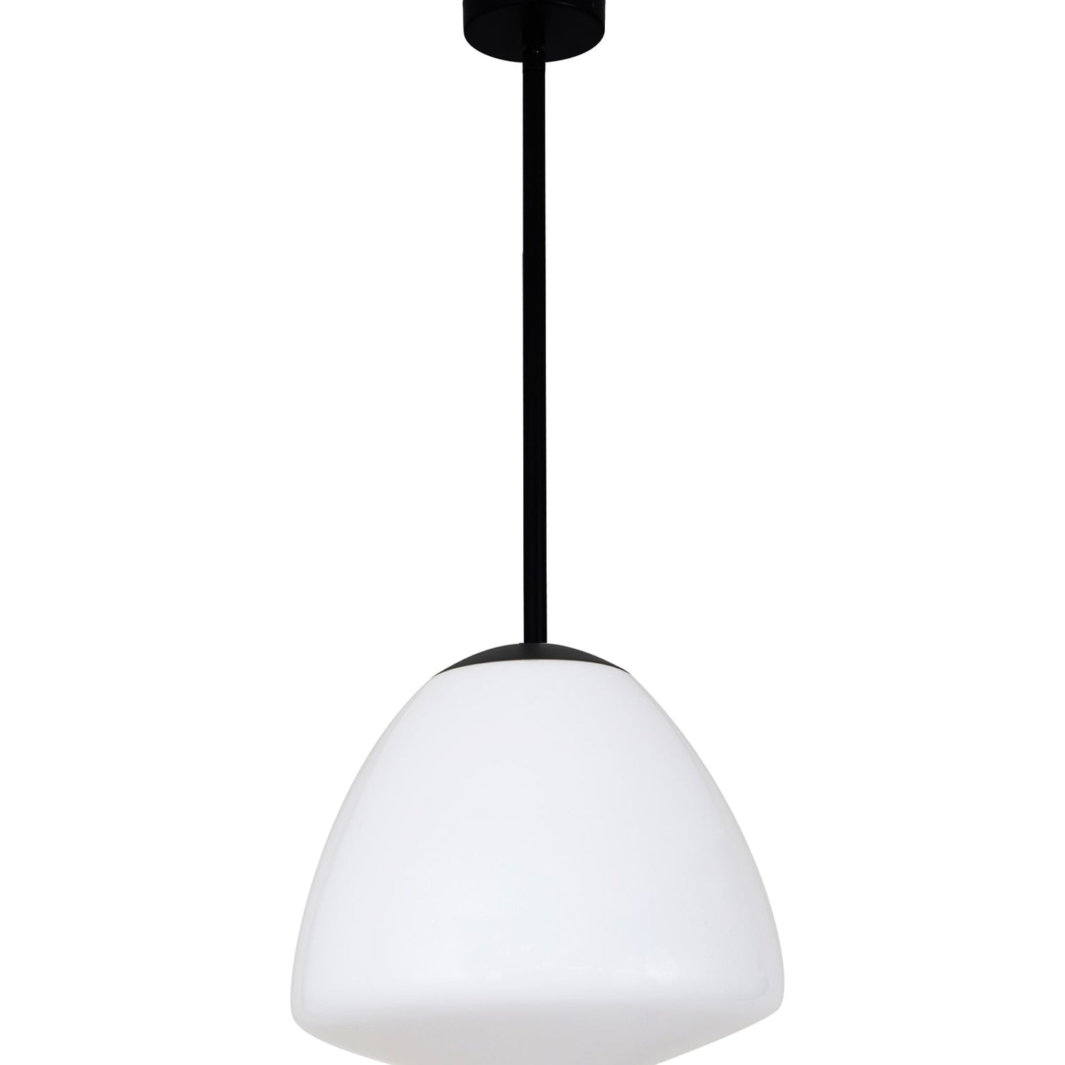 CIOTOLA: Interior Tipped Large Dome Frosted Glass Pendant Lights