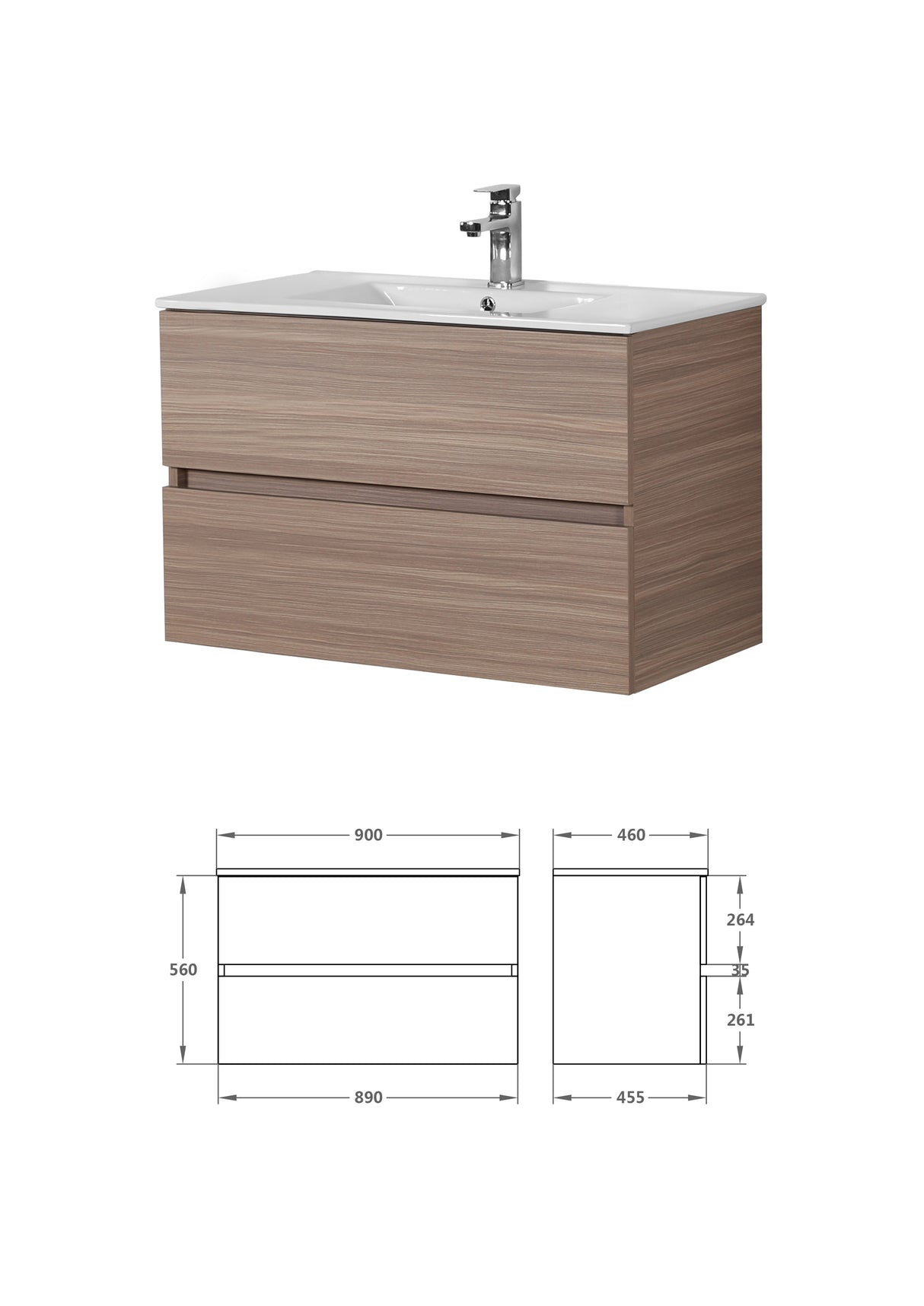 stella-pvc-colour-vanity-900mm