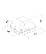 LED Exterior Bulkhead Light IP65 IK10
