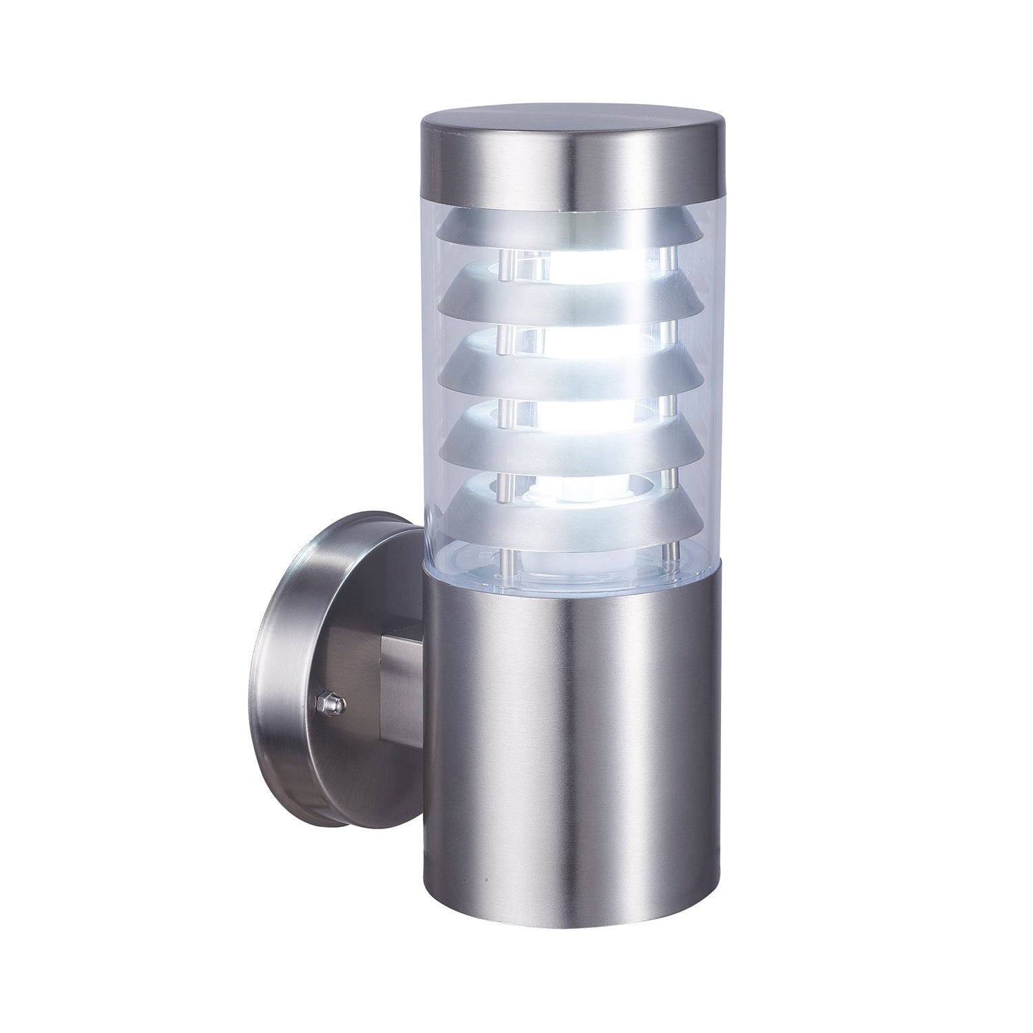 ELANORA: Exterior E27 Stainless Steel Surface Mounted Wall Lights IP44