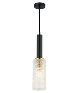 CLEO: Interior Oblong Cut Glass Pendant Light