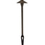 COOLIE: Exterior Coolie Rustic Brass / Matte Black Spike Lights IP54