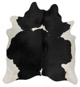 Natural Cow Hide Black White