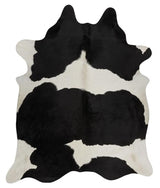 Natural Cow Hide Black White