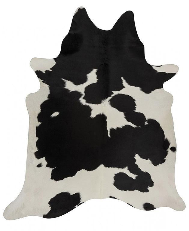 Natural Cow Hide Black White