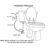 Toilet Bidet - Chrome