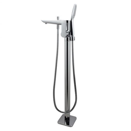 Floor Standing Mixer With Diverter Handheld Shower - Chrome