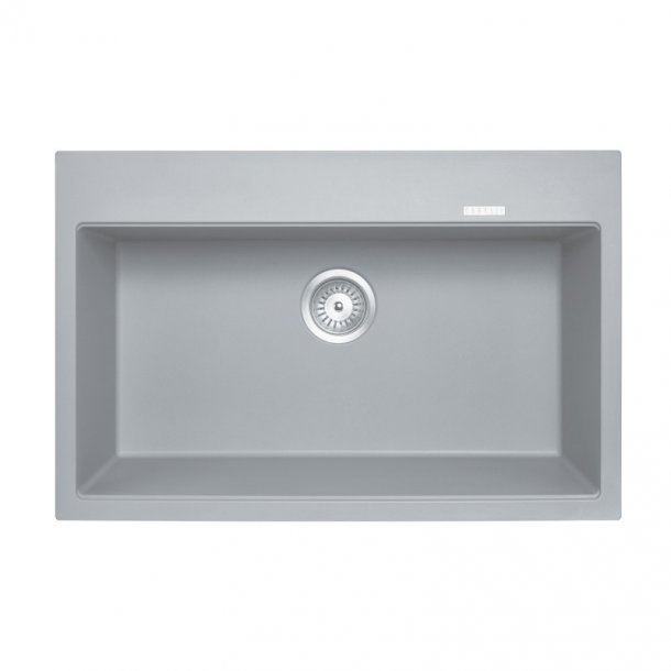 Concrete Grey Carysil Granite Single Bowl Kitchen Sink (780x510x220)
