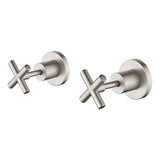 Cross Wall Top Assemblies (Brushed Nickel)