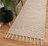 Goa Plush Diamond Ash Rug