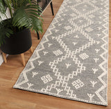 Goa Aztec Wool Blend Cream Rug (No Tassel)