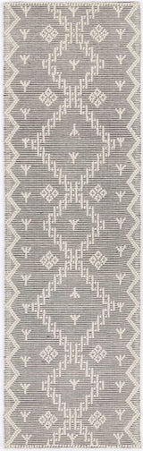 Goa Aztec Wool Blend Cream Rug (No Tassel)