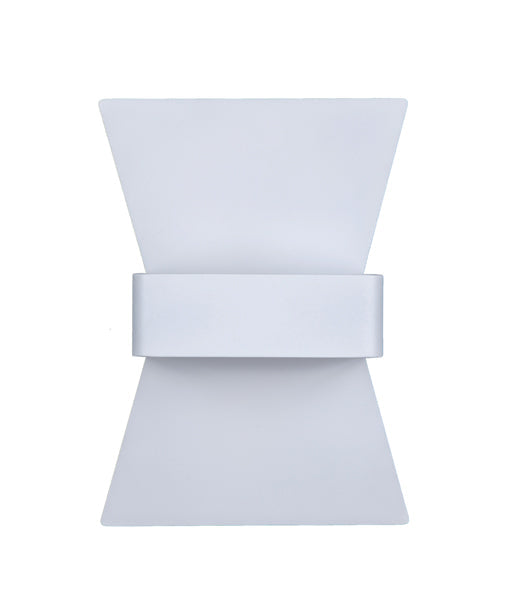 DAVOS: LED Interior Matte White Bow Wall Light