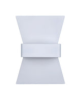 DAVOS: LED Interior Matte White Bow Wall Light
