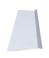 DELHI: LED Interior Sand White Angled Up/Down Wall Light