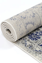 Exquisite Cassandra Blue & Ivory Rug