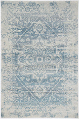 Exquisite Audrey Ivory & Blue Rug