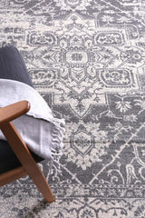 Exquisite Audrey Ivory & Grey Rug