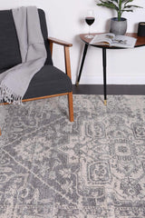 Exquisite Audrey Ivory & Grey Rug
