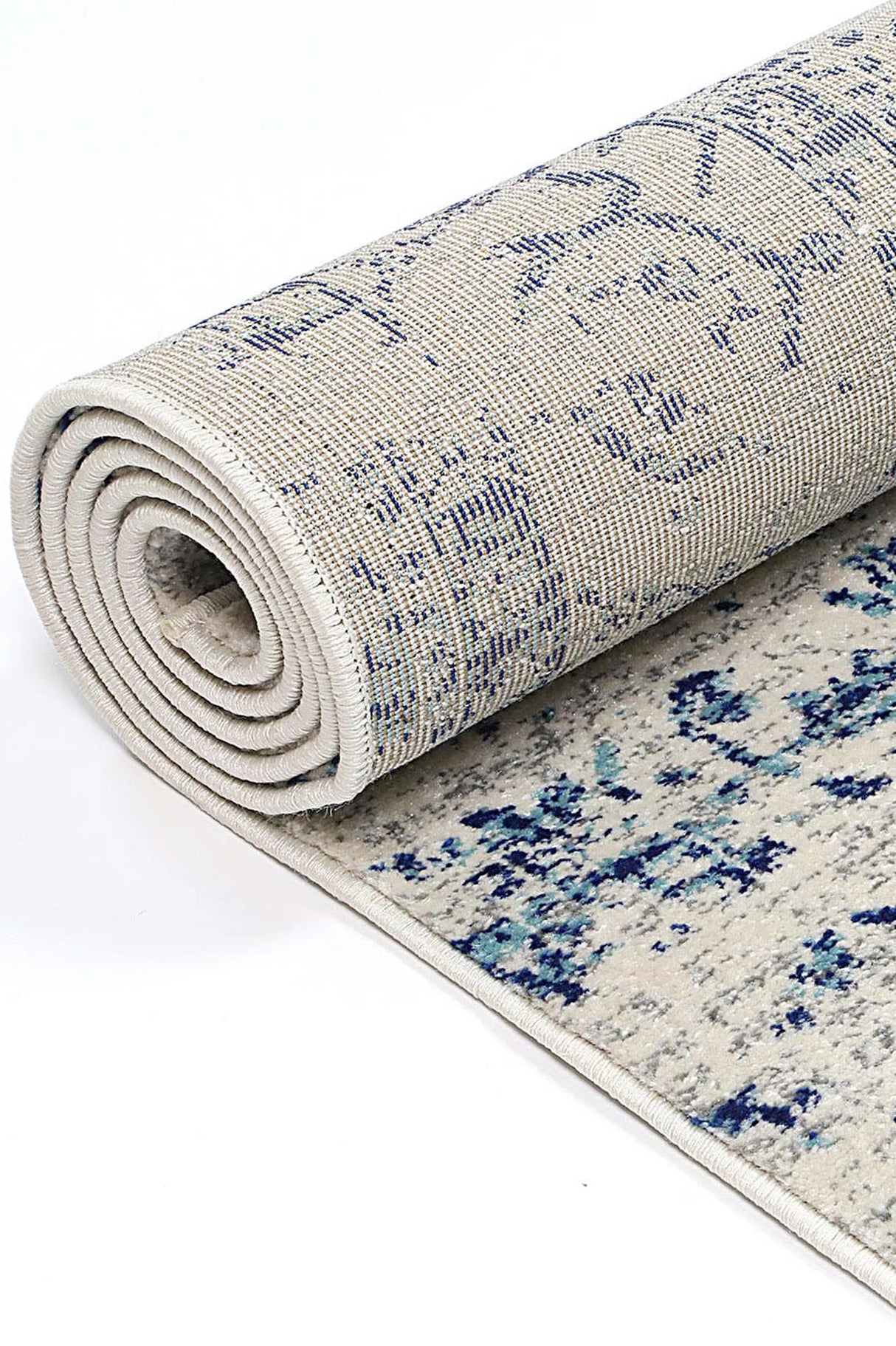Exquisite Audrey Ivory & Navy Rug