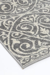 Exquisite Katherine Grey & Ivory Rug