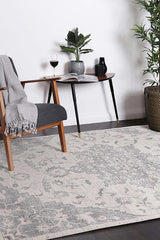 Exquisite Madeleine Grey & Ivory Rug