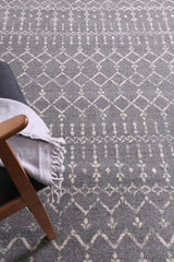 Exquisite Cassiday Grey & Ivory Rug