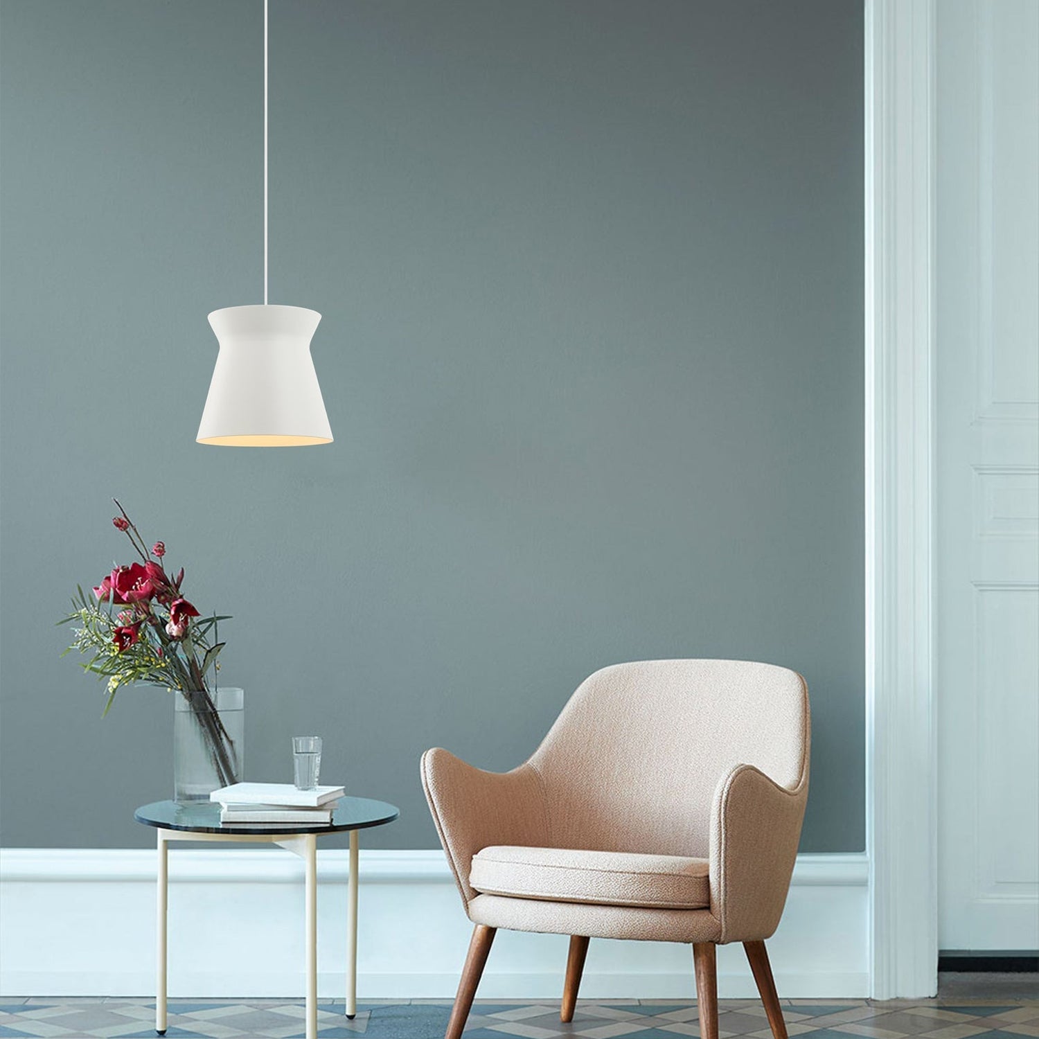 DIABLO: Modern Scandinavian Interior Cone Flat Top Pendant Lights