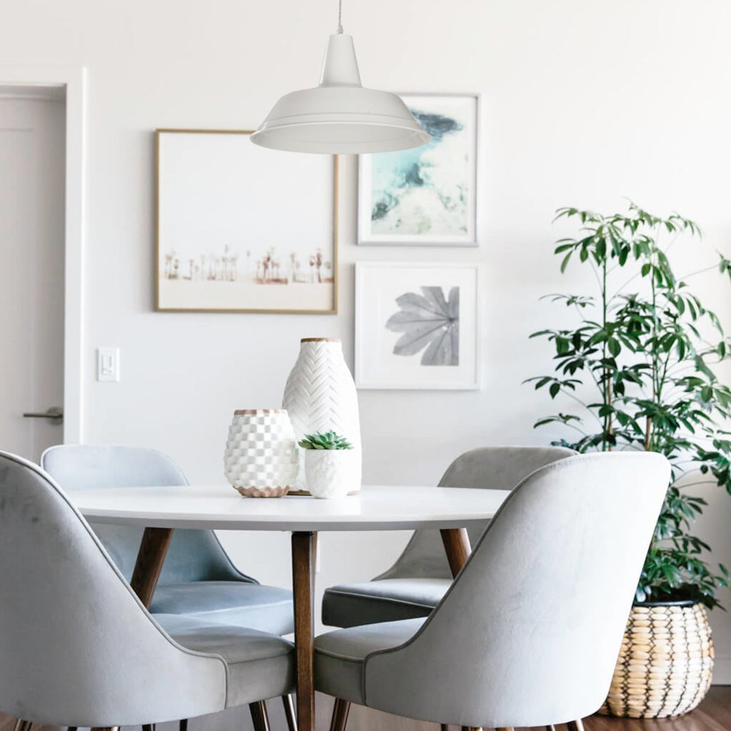 DIVO: Industrial Scandinavian Retro Dome Pendant Lights