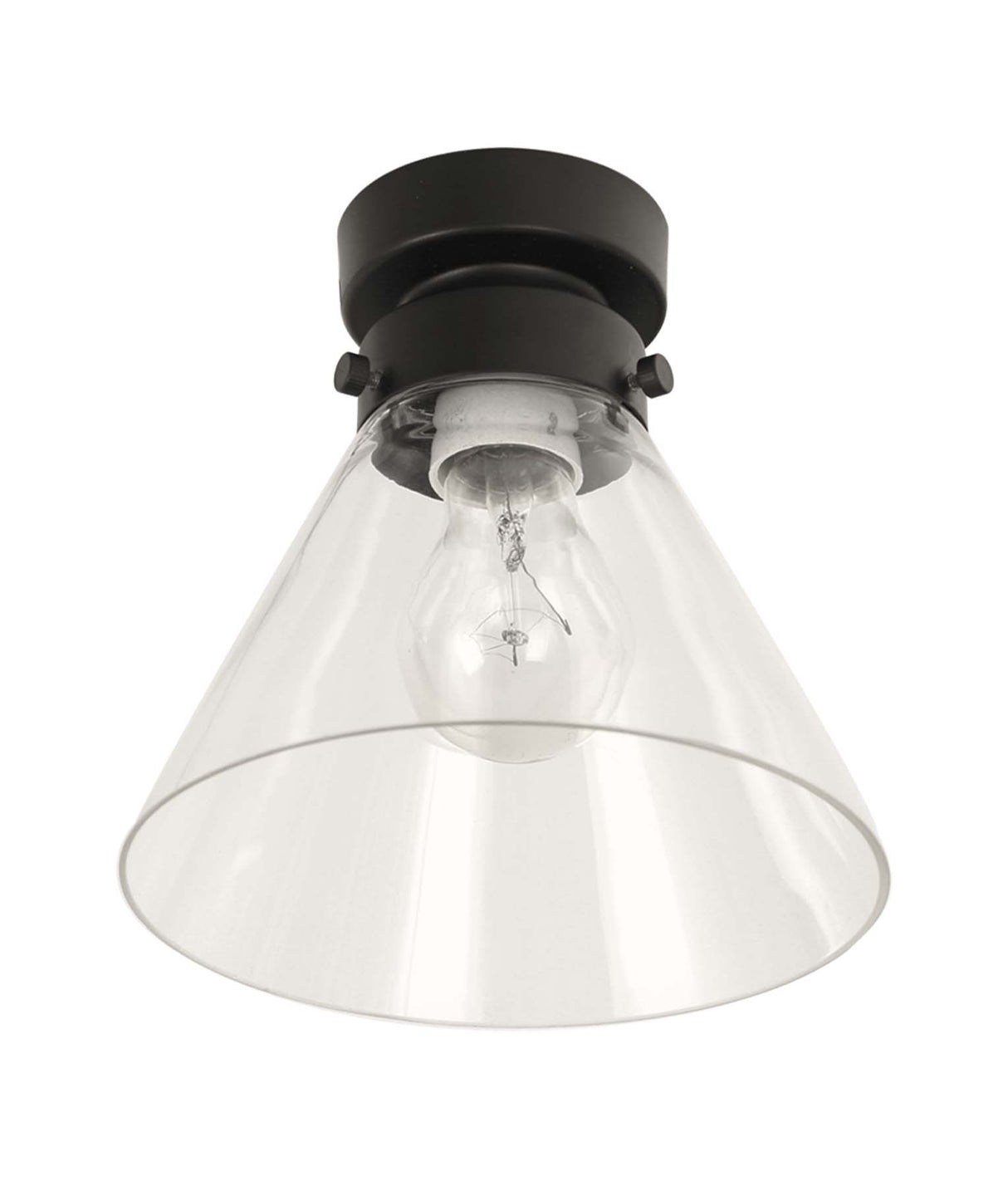 D.I.Y. Batten Fix Ceiling Lights - Small Cone Shape Fixtures