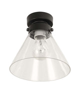 D.I.Y. Batten Fix Ceiling Lights - Small Cone Shape Fixtures