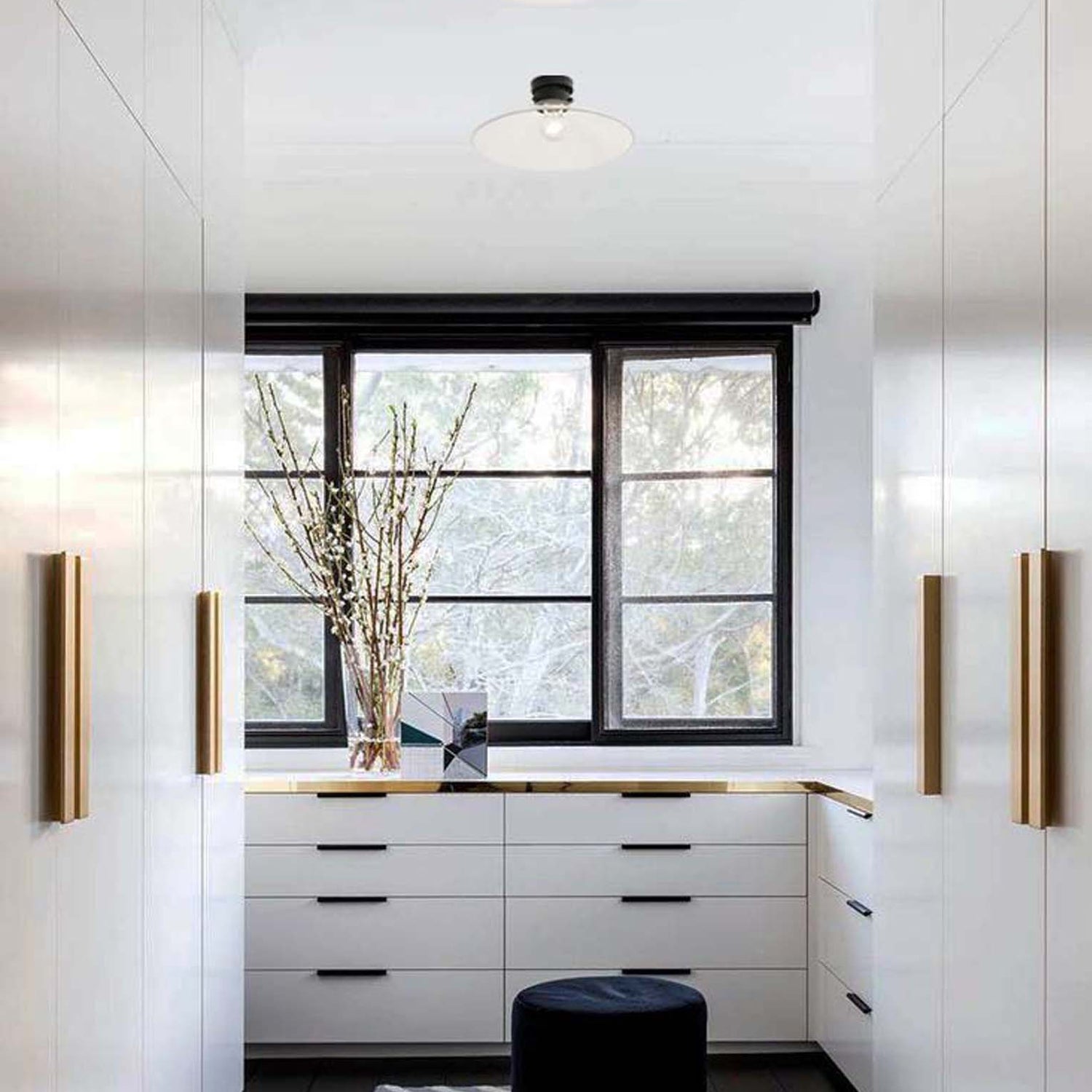 D.I.Y. Batten Fix Ceiling Lights - Large Cone Shape Fixtures