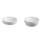 Roza Round White Basin (Round: 370x370x140)