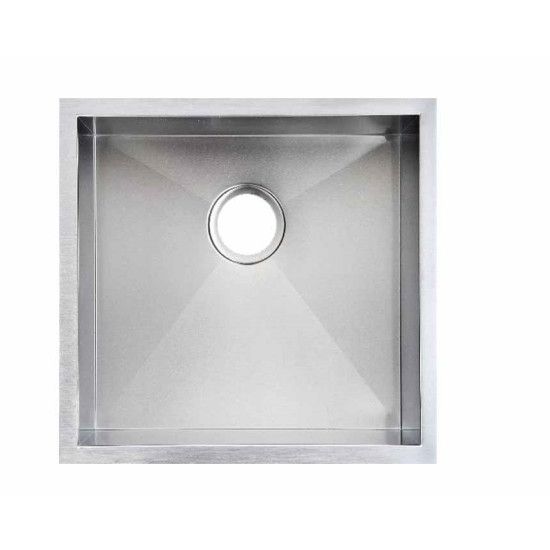Double Bowl Handmade 304 Stainless Steel Sink 820x457x230mm