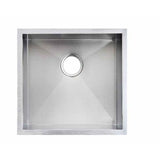 Double Bowl Handmade 304 Stainless Steel Sink 820x457x230mm