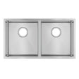 Double Bowl Handmade 304 Stainless Steel Sink 820x457x230mm