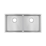 Double Bowl Handmade 304 Stainless Steel Sink 865x440mm
