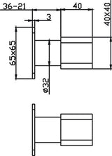 Elegant Wall Top Assemblies (Chrome)