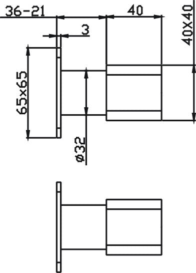 Elegant Wall Top Assemblies (Chrome)