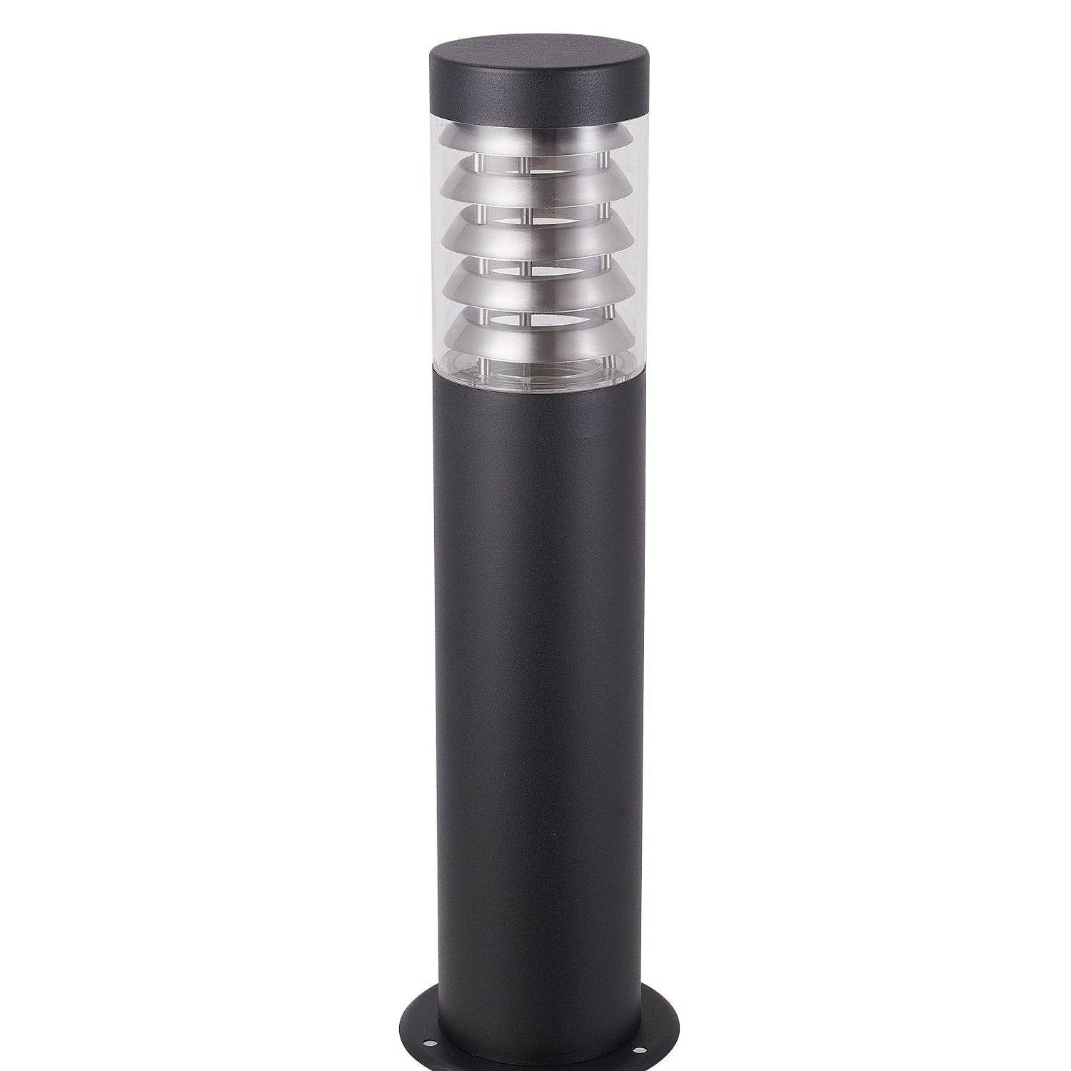 ELANORA: E27 Surface Mounted Black Bollard Lights IP44
