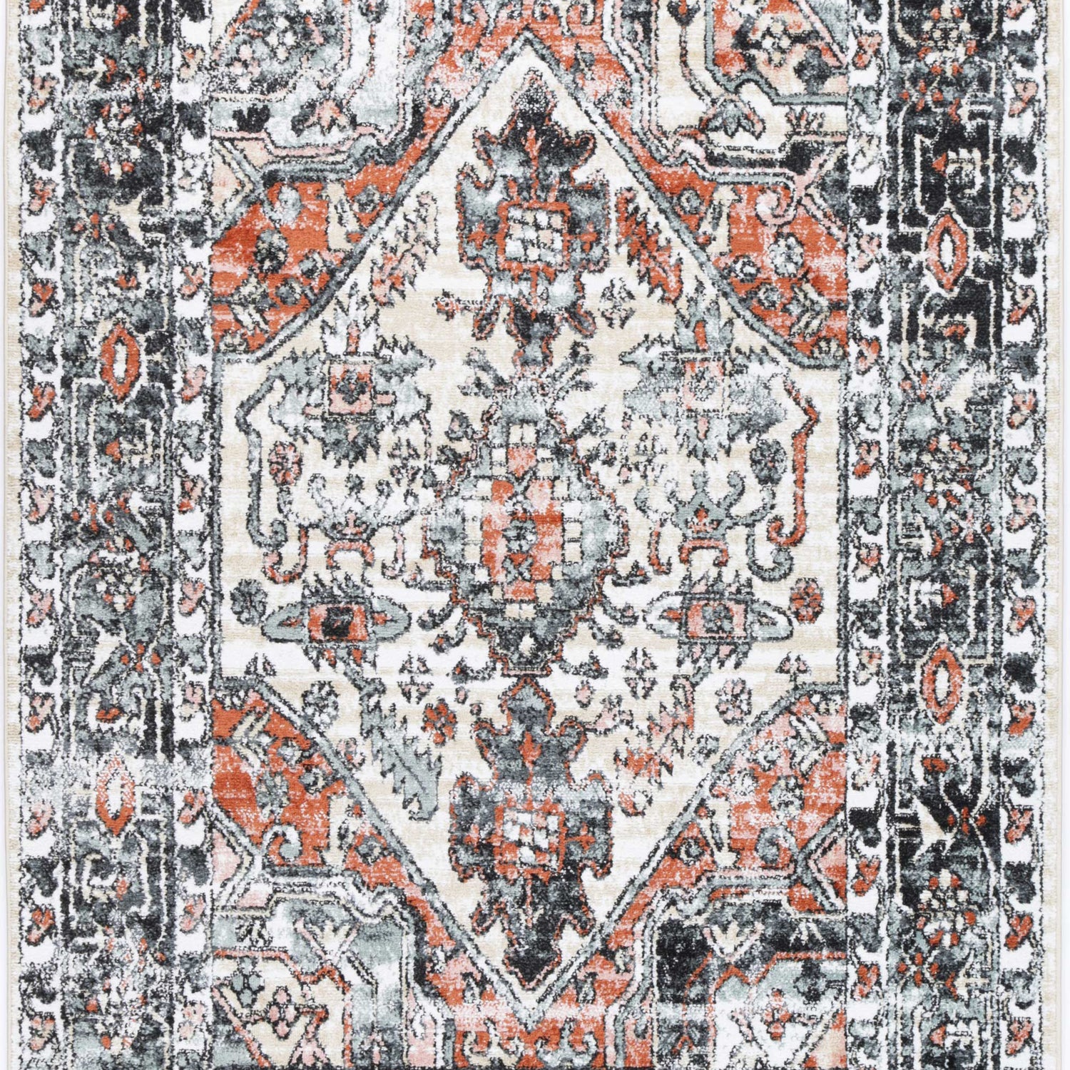 Anatolia Traditional Beige Black Rug