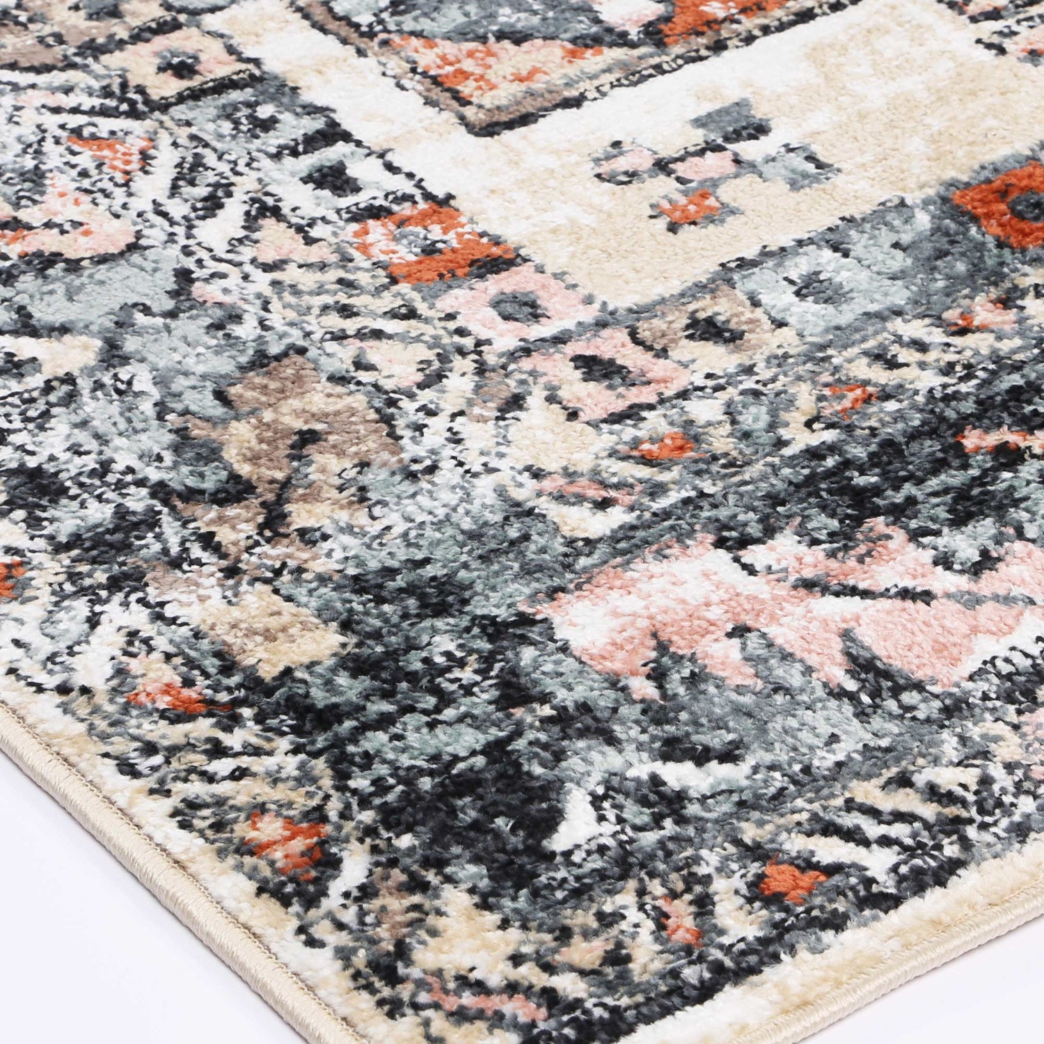 Anatolia Traditional Beige Black Rug