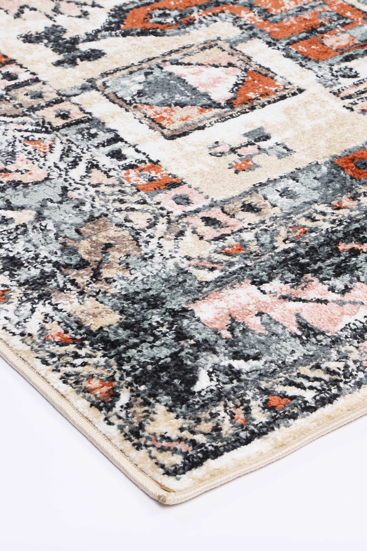 Anatolia Traditional Beige Black Rug