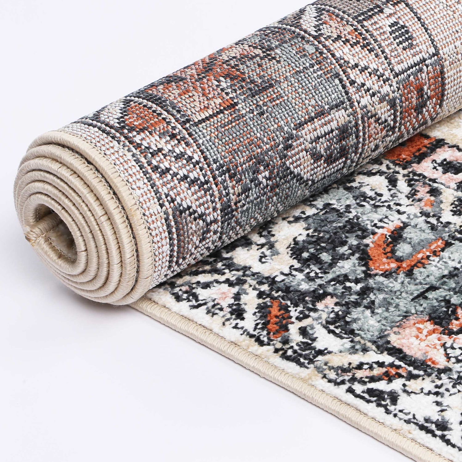 Anatolia Traditional Beige Black Rug